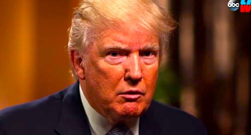 President Trump spent a little too much time in the sun over the years, I think. 
